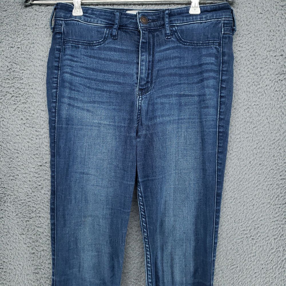 Hollister California Womens 3R 26x28 Stretch High‎ Rise Jean Legging Blue Denim